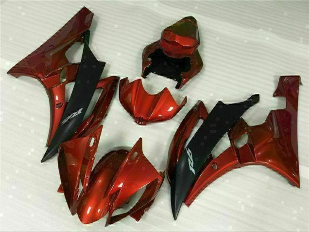Rojo Moto Plástico Yamaha R6 2006-2007 Rojo Moto Plástico Yamaha R6 2006-2007