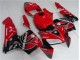 Rojo Negro ABS Kits Carenado Moto Honda CBR 600 RR 2005-2006