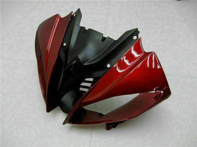 Rojo Negro ABS Moto Plástica Yamaha R6 2008-2016 Rojo Negro ABS Moto Plástica Yamaha R6 2008-2016