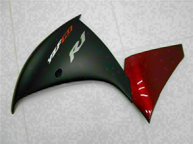 Rojo Negro ABS Moto Plásticos Yamaha R1 2009-2011 Rojo Negro ABS Moto Plásticos Yamaha R1 2009-2011