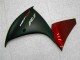 Rojo Negro ABS Moto Plásticos Yamaha R1 2009-2011 Rojo Negro ABS Moto Plásticos Yamaha R1 2009-2011
