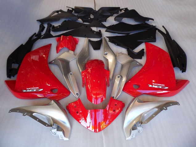 Rojo Negro Carenado Moto Honda CBR 500 RR 2013-2015