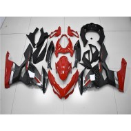 Rojo Negro Carenado Moto Kawasaki EX400 2018-2023