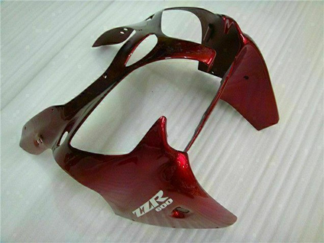 Rojo Negro Carenado Moto Kawasaki ZX6R 2000-2002 Rojo Negro Carenado Moto Kawasaki ZX6R 2000-2002