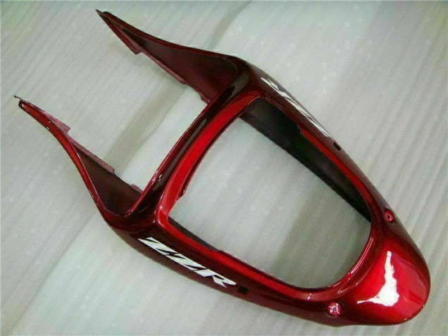 Rojo Negro Carenado Moto Kawasaki ZX6R 2000-2002 Rojo Negro Carenado Moto Kawasaki ZX6R 2000-2002
