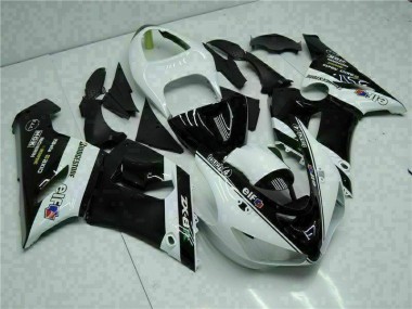 Rojo Negro Carenado Moto & Plástico Kawasaki ZX6R 2005-2006