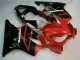 Rojo Negro Kits Completo Carenado Moto Honda CBR 600 F4i 2001-2003