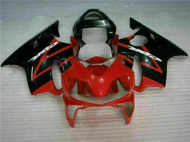 Rojo Negro Kits Completo Carenado Moto Honda CBR 600 F4i 2001-2003