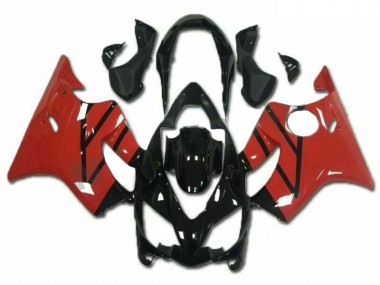 Rojo Negro Kits Completo Carenado Moto Honda CBR 600 F4i 2004-2007