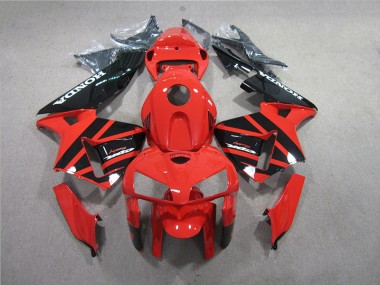 Rojo Negro Kits Completo Carenado Moto Honda CBR 600 RR 2005-2006