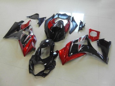 Rojo Negro No Pegatinas Carenado Moto Suzuki GSXR 1000 K7 2007-2008