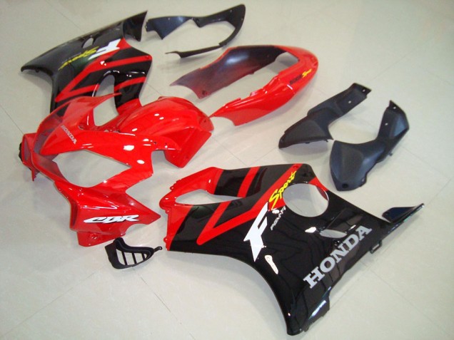 Rojo Negro Rojo Cola Carenado Moto Honda CBR 600 F4i 2004-2007 Rojo Negro Rojo Cola Carenado Moto Honda CBR 600 F4i 2004-2007