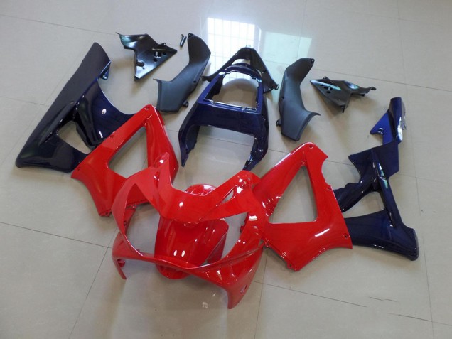 Rojo Oscuro Azul Carenado Moto Honda CBR 900 RR 929 2000-2001 Rojo Oscuro Azul Carenado Moto Honda CBR 900 RR 929 2000-2001