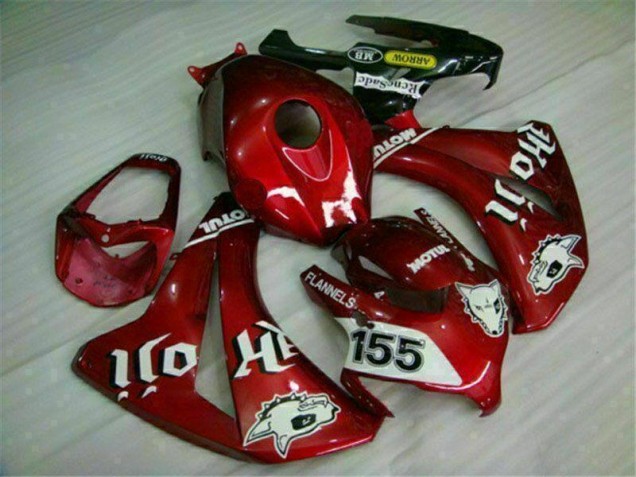 Rojo Plástica Moto Honda CBR 1000 RR 2008-2011 Rojo Plástica Moto Honda CBR 1000 RR 2008-2011