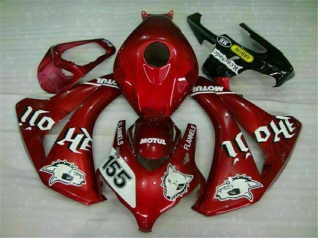 Rojo Plástica Moto Honda CBR 1000 RR 2008-2011 Rojo Plástica Moto Honda CBR 1000 RR 2008-2011