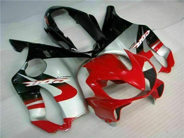 Rojo Plata ABS Carenado Motocicleta Honda CBR 600 F4i 2004-2007 Rojo Plata ABS Carenado Motocicleta Honda CBR 600 F4i 2004-2007