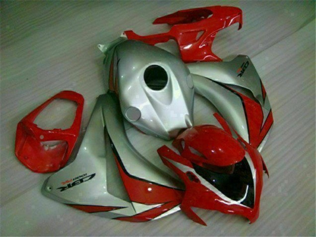 Rojo Plata ABS Moto Plástica Honda CBR 1000 RR 2008-2011 Rojo Plata ABS Moto Plástica Honda CBR 1000 RR 2008-2011