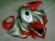 Rojo Plata ABS Moto Plástica Honda CBR 1000 RR 2008-2011 Rojo Plata ABS Moto Plástica Honda CBR 1000 RR 2008-2011