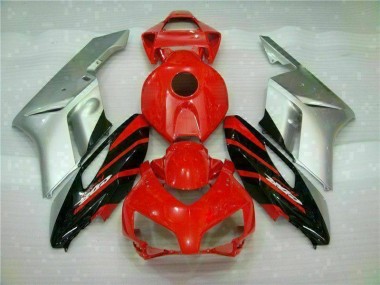 Rojo Plata Carenado Moto Honda CBR 1000 RR 2004-2005