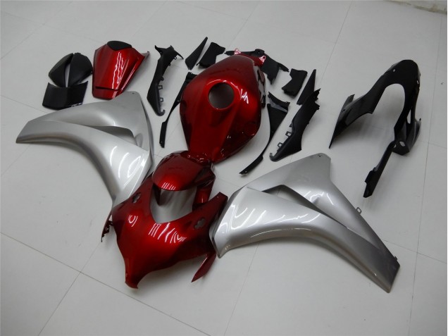Rojo Plata Carenado & Plástico Moto Honda CBR 1000 RR 2008-2011 Rojo Plata Carenado & Plástico Moto Honda CBR 1000 RR 2008-2011