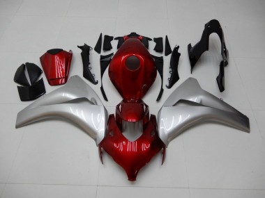 Rojo Plata Carenado & Plástico Moto Honda CBR 1000 RR 2008-2011