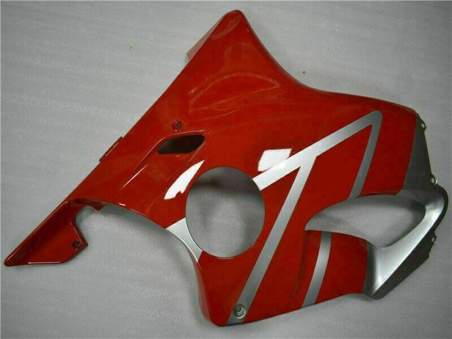 Rojo Plata Kit Completo Carenado Moto Honda CBR 600 F4i 2001-2003 Rojo Plata Kit Completo Carenado Moto Honda CBR 600 F4i 2001-2003