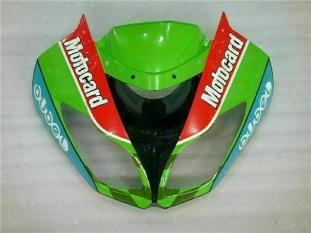 Rojo Verde Motocard Carenado Moto Kawasaki ZX6R 2009-2012 Rojo Verde Motocard Carenado Moto Kawasaki ZX6R 2009-2012