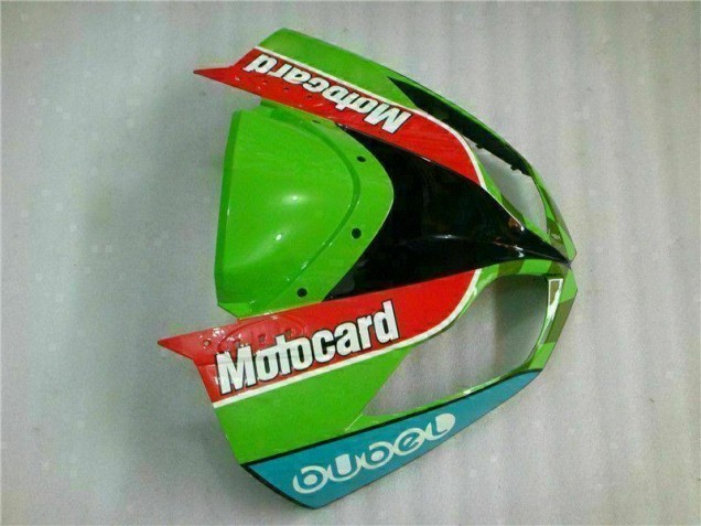 Rojo Verde Motocard Carenado Moto Kawasaki ZX6R 2009-2012 Rojo Verde Motocard Carenado Moto Kawasaki ZX6R 2009-2012