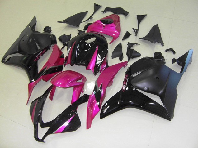 Rosa Negro Carenado Moto Honda CBR 600 RR 2009-2012 Rosa Negro Carenado Moto Honda CBR 600 RR 2009-2012