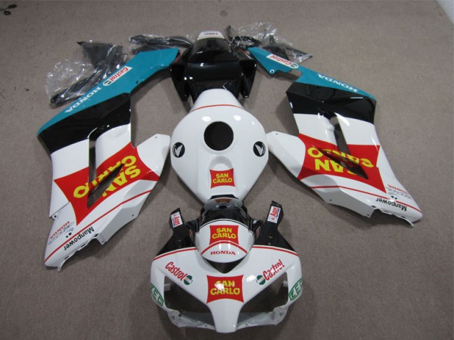 San Carlo Castrol Kits Completo Carenado Moto ABS Honda CBR 1000 RR 2004-2005 San Carlo Castrol Kits Completo Carenado Moto ABS Honda CBR 1000 RR 2004-2005