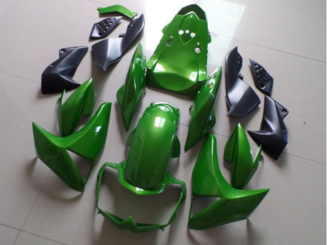 Verde ABS Moto Plásticos Kawasaki Z1000 2007-2009 Verde ABS Moto Plásticos Kawasaki Z1000 2007-2009