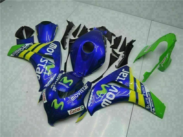 Verde Azul Carenado Moto Honda CBR 1000 RR 2008-2011 Verde Azul Carenado Moto Honda CBR 1000 RR 2008-2011