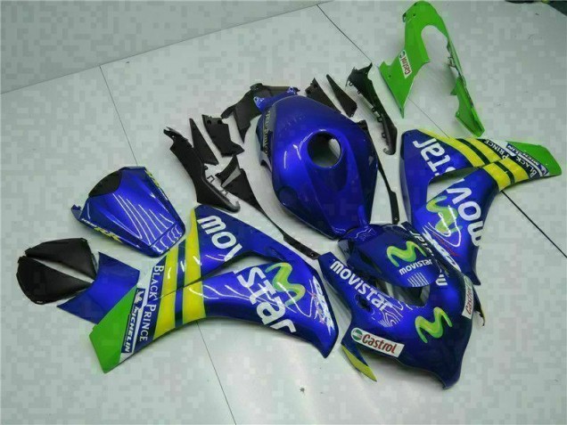 Verde Azul Carenado Moto Honda CBR 1000 RR 2008-2011 Verde Azul Carenado Moto Honda CBR 1000 RR 2008-2011