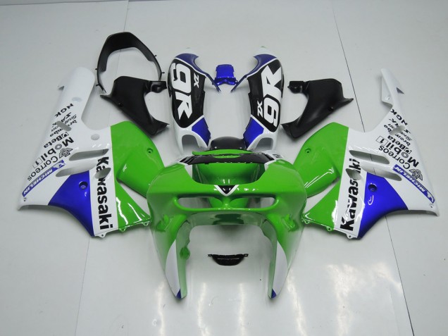 Verde Blanco Carenado Moto Kawasaki ZX9R 1994-1997