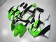 Verde Blanco Negro Carenado Moto Kawasaki ZX6R 2000-2002