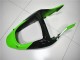 Verde Blanco Negro Carenado Moto Kawasaki ZX6R 2000-2002