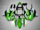 Verde Blanco Negro Carenado Moto Kawasaki ZX6R 2000-2002
