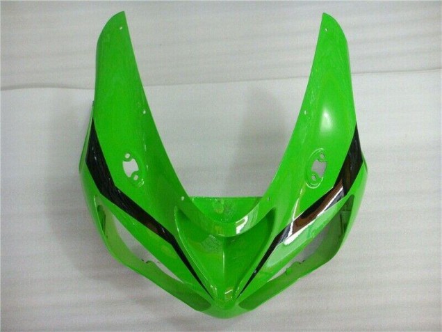 Verde Blanco Negro Carenado Moto Kawasaki ZX6R 2005-2006