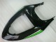 Verde Blanco Negro Carenado Moto Kawasaki ZX6R 2005-2006