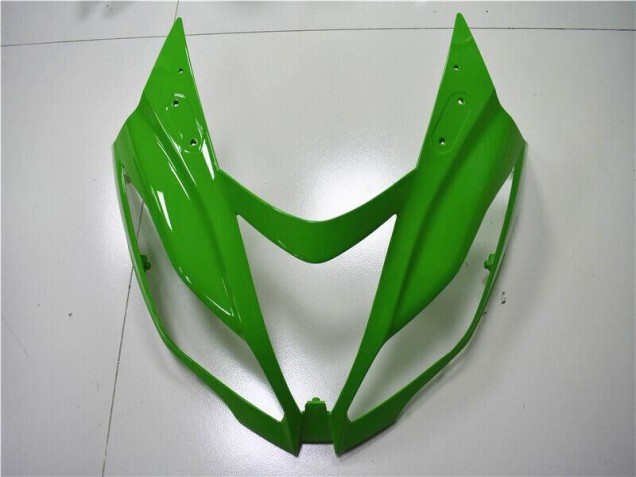 Verde Blanco Negro Carenado Moto Kawasaki ZX6R 2013-2018
