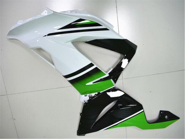 Verde Blanco Negro Carenado Moto Kawasaki ZX6R 2013-2018