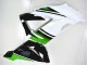 Verde Blanco Negro Carenado Moto Kawasaki ZX6R 2013-2018