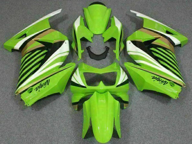 Verde Blanco Negro Ninja Carenado Moto Kawasaki EX250 2008-2012