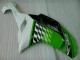 Verde Blanco Ninja Carenado Moto Kawasaki ZX6R 2007-2008