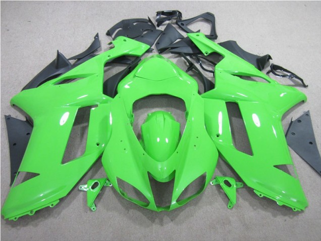 Verde Carenado Moto Kawasaki ZX6R 2007-2008