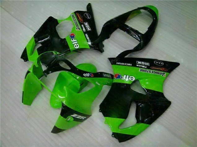 Verde Carenado Moto & Plástico Kawasaki ZX6R 2000-2002