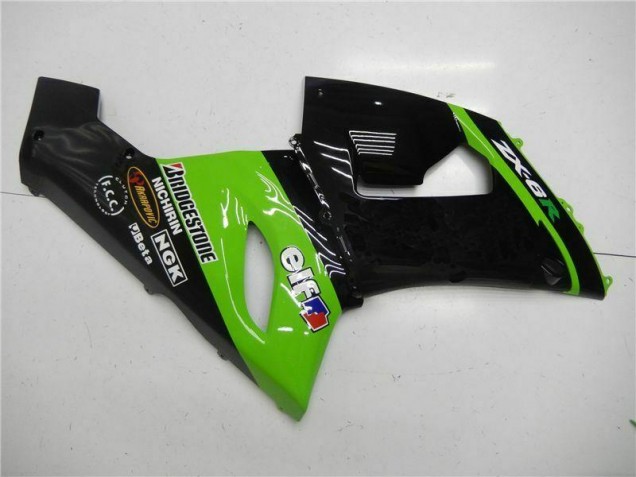 Verde Carenados Moto Kawasaki ZX6R 2005-2006