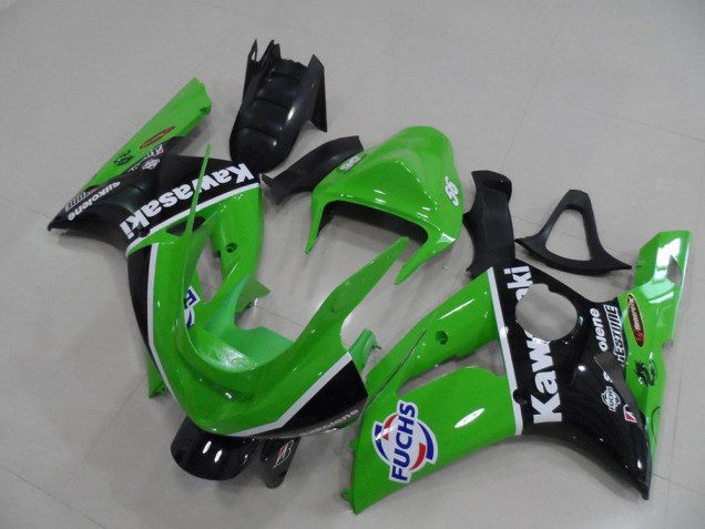 Verde Fuchs Carenado Moto Kawasaki ZX6R 2003-2004