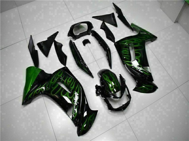 Verde Llama Carenado Moto Kawasaki EX650 2006-2008