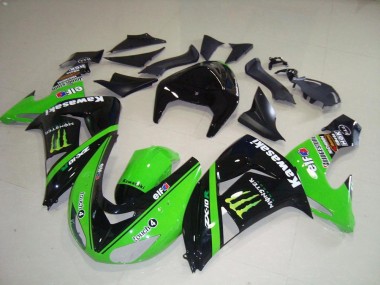 Verde Monster ABS Moto Plástico Kawasaki ZX10R 2006-2007